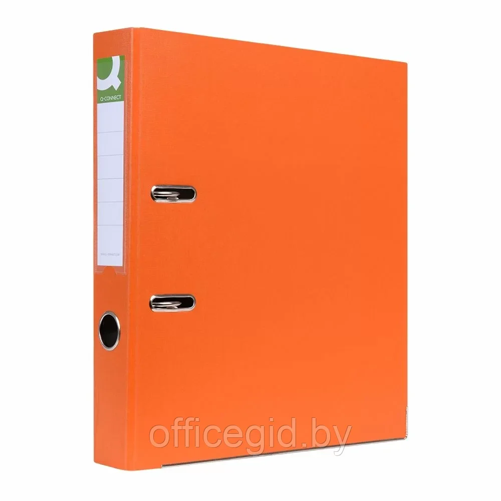 Папка-регистратор "Q-Connect ПВХ Эко", A4, 50 мм, оранжевый - фото 1 - id-p203423779