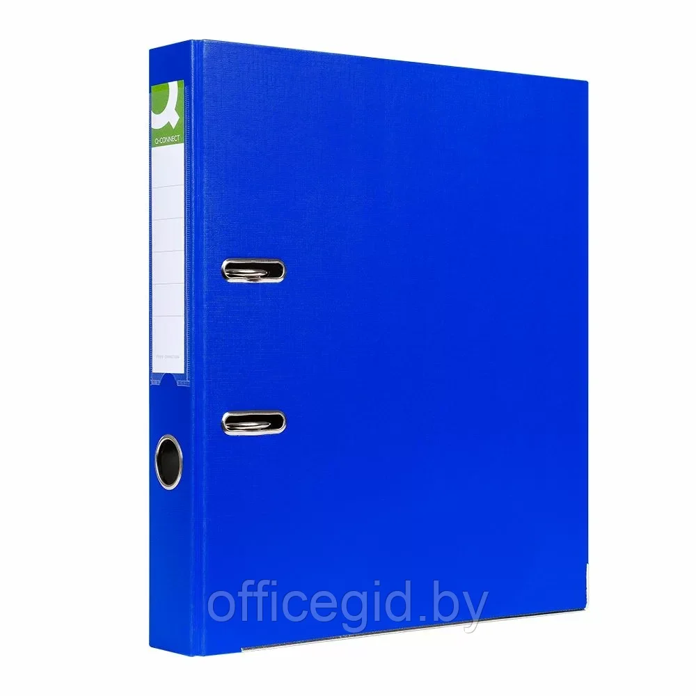 Папка-регистратор "Q-Connect ПВХ Эко", A4, 50 мм, синий - фото 1 - id-p203423781