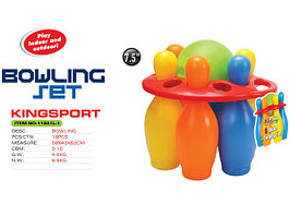 Игровой набор "Боулинг", кегли и шар, арт.11881L-1