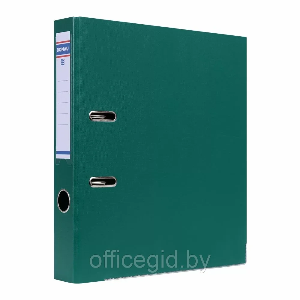 Папка-регистратор "Donau", A4, 50 мм, ПВХ, зеленый