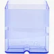 Подставка для ручек "Pen Cube", 74x74x93 мм, прозрачный, синий, фото 3