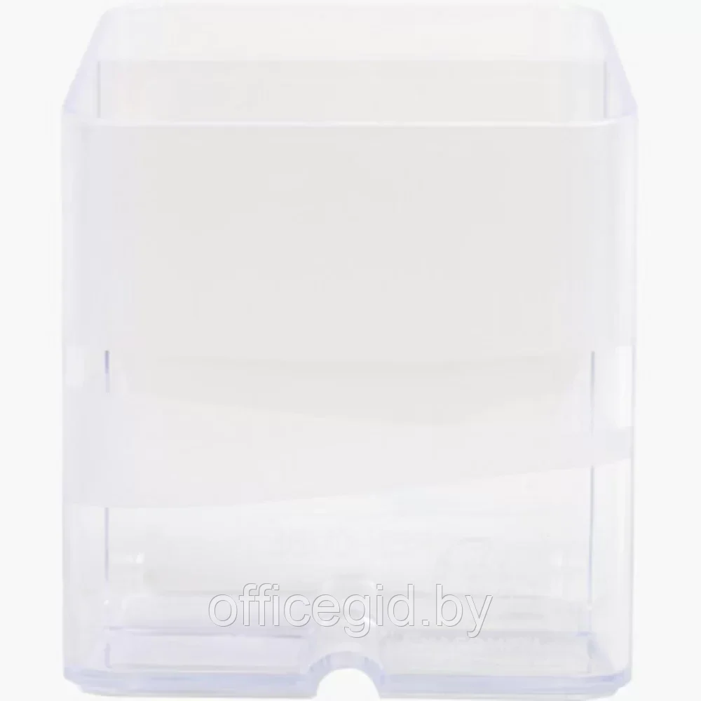 Подставка для ручек "Pen Cube", 74x74x93 мм, прозрачный - фото 3 - id-p203424360