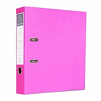 Папка-регистратор "Exacompta", A4, 70 мм, ламинированный картон, розовый