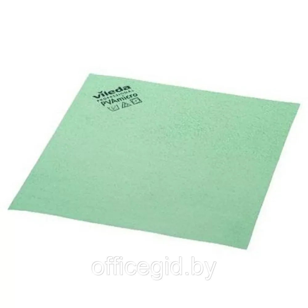Салфетка "ПВАмикро", 38x35 см, 5 шт., зеленый - фото 1 - id-p203425383