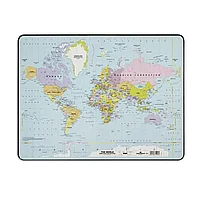 Бювар "Карта мира", 53x40 см, ассорти
