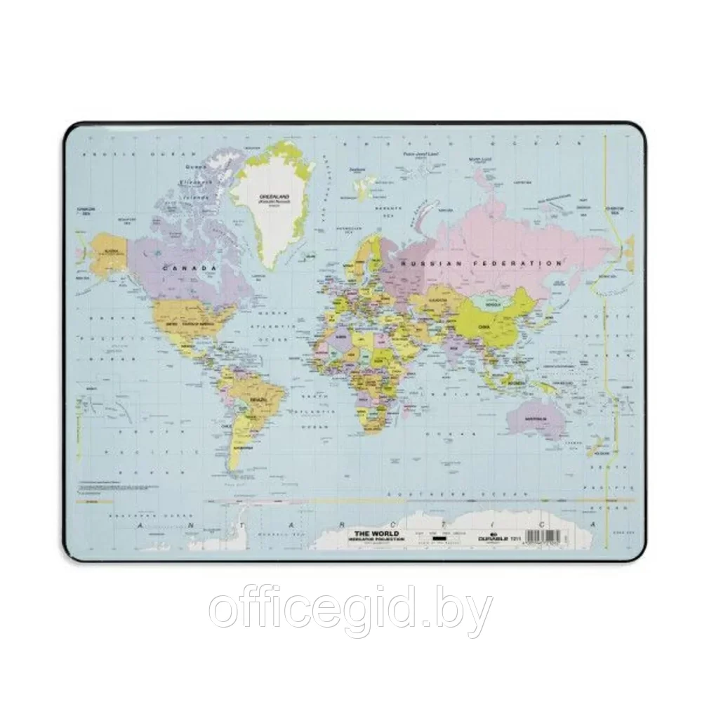 Бювар "Карта мира", 53x40 см, ассорти - фото 1 - id-p203424378