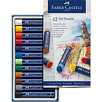 Пастель масляная "Studio Quality" Faber-Castell, 12 цветов