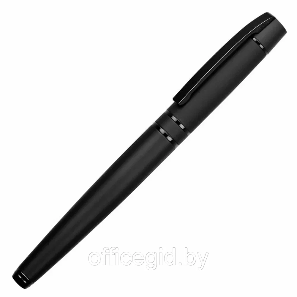Ручка-роллер "Vip R Gum", 0.7 мм, черный, стерж. синий - фото 1 - id-p203424403