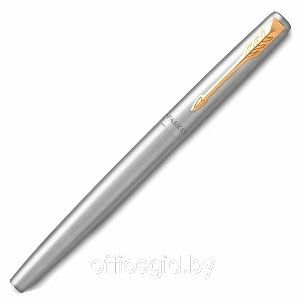 Ручка-роллер Parker "Jotter Core T691", 0.7 мм, серебристый, золотистый, стерж. черный - фото 2 - id-p203424406