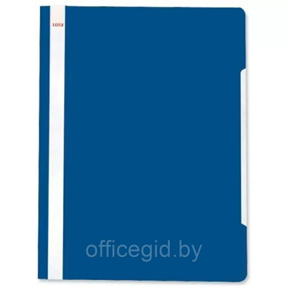 Папка-скоросшиватель с прозрачной обложкой "Leitz", A4, синий - фото 2 - id-p203423907