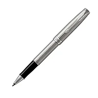 Ручка-роллер Parker "Sonnet Core Stainless Steel CT", 0.7 мм, серебристый, стерж. черный