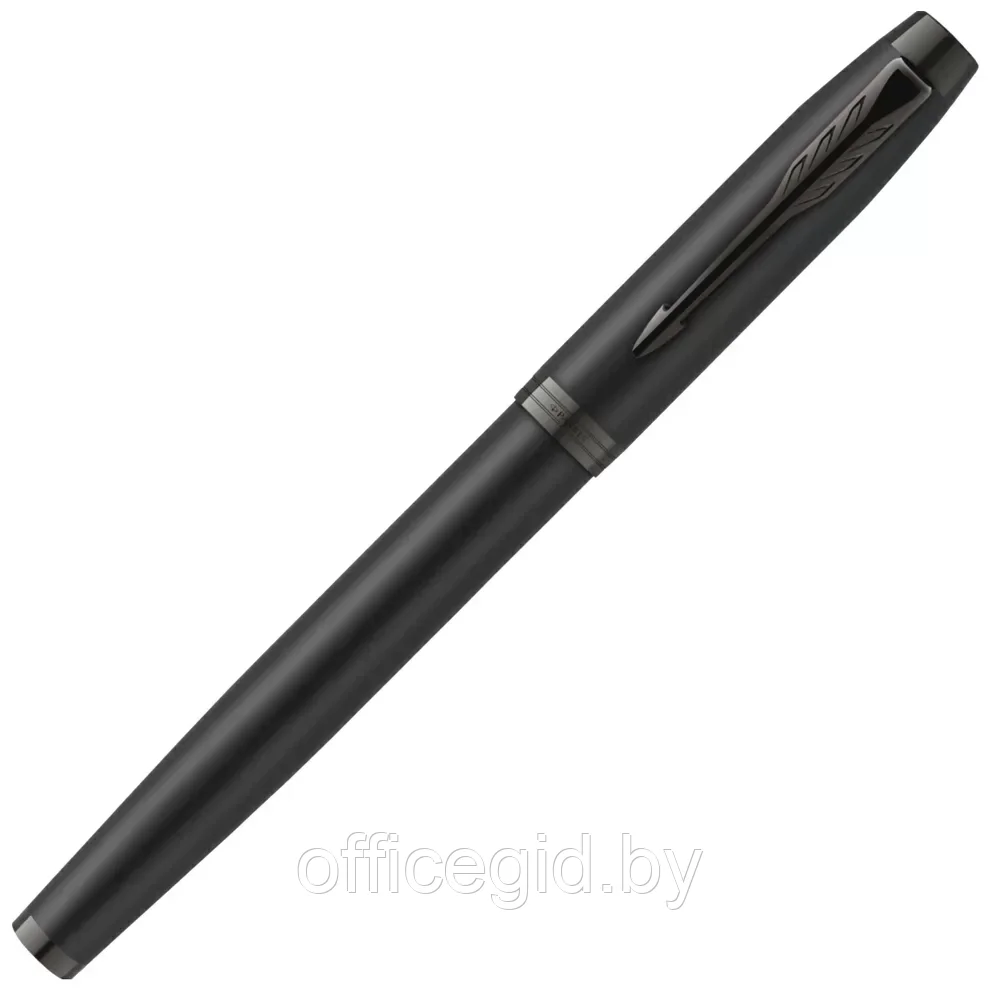 Ручка перьевая "Parker IIM Achromatic", F, черный, патрон синий - фото 2 - id-p203424419