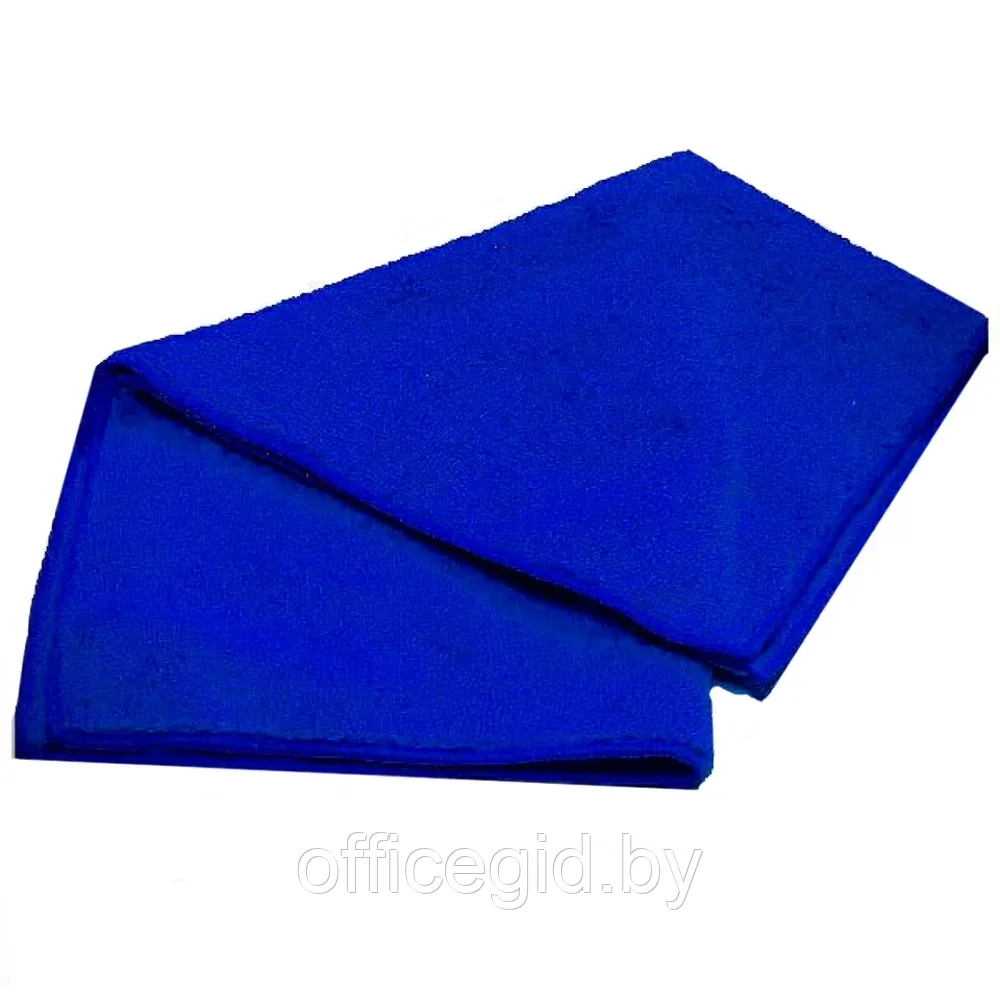 Салфетка из микроволокна, 35x35 см, синяя, 50 шт/упак - фото 1 - id-p203425454
