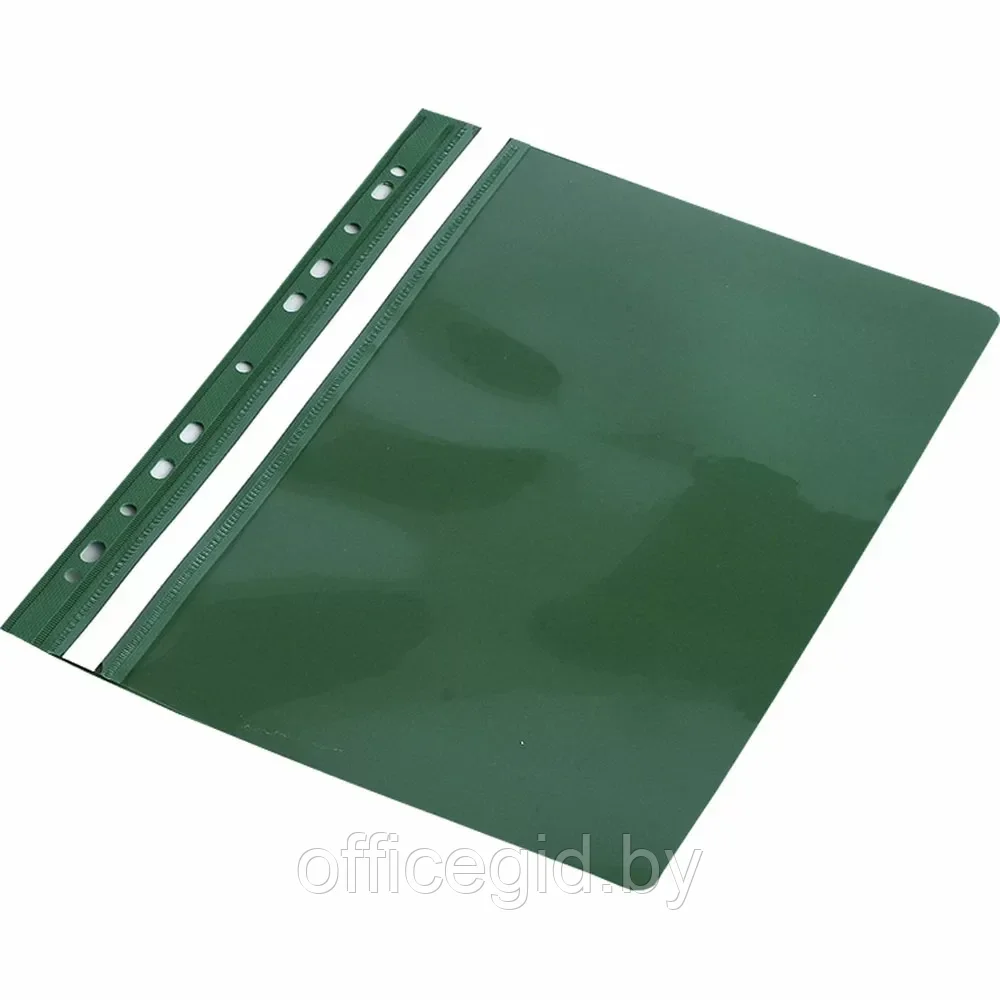 Папка-скоросшиватель с перфорацией "Panta Plast ECO", А4, зеленый - фото 1 - id-p203423941