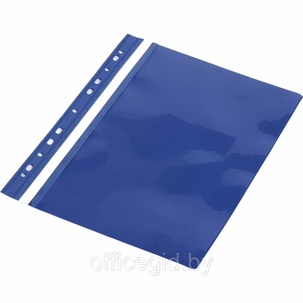 Папка-скоросшиватель с перфорацией "Panta Plast ECO", А4, синий - фото 1 - id-p203423942