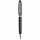 Набор ручек "Bristol": шариковая автоматическая ручка и ручка-роллер, черный, серебристый, фото 4