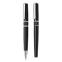 Набор ручек "Swiss Peak Deluxe": ручка шариковая автоматическая и роллер, черный