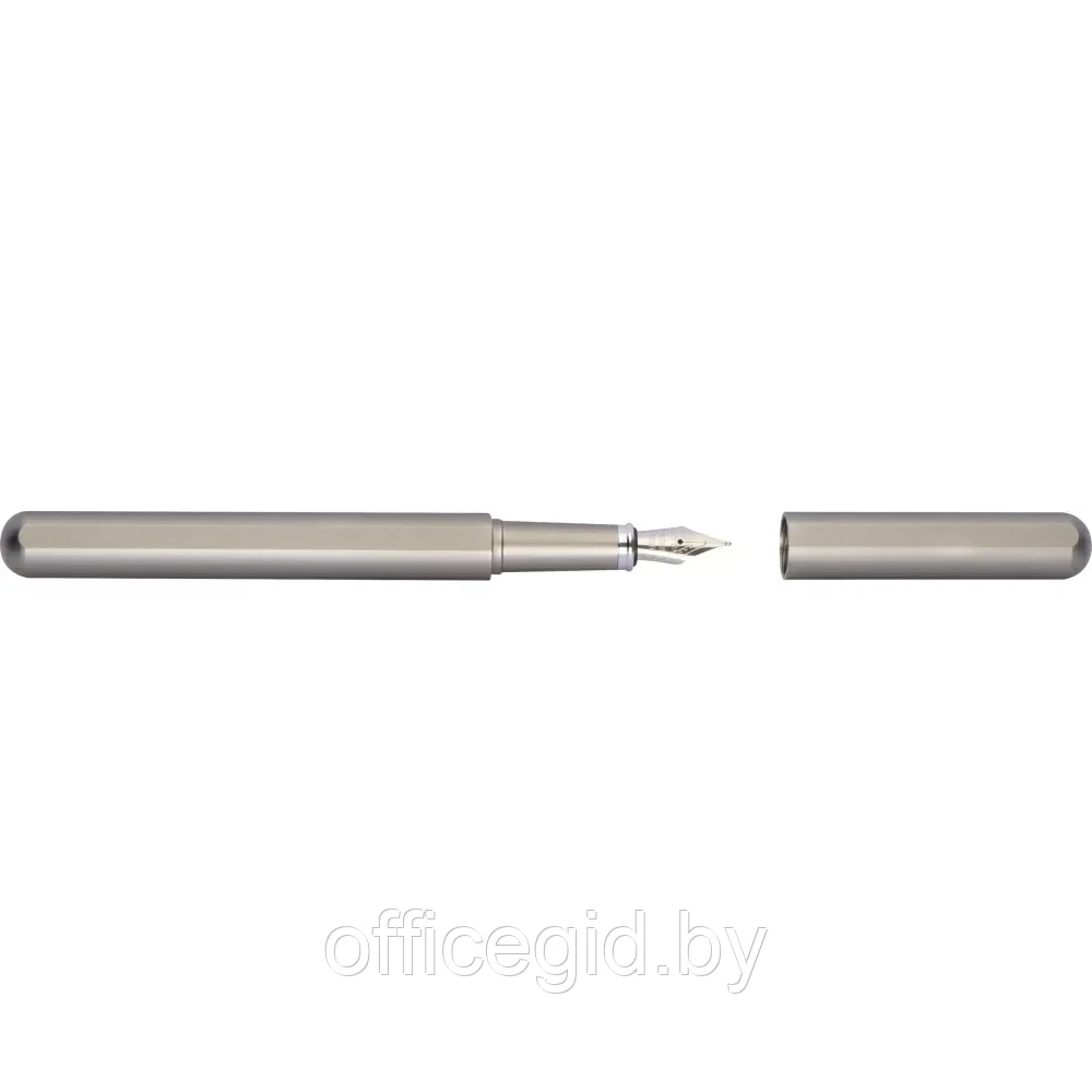 Набор ручек Ferraghini "F101mc": ручка перьевая и роллер, черный, серебристый - фото 4 - id-p203424437