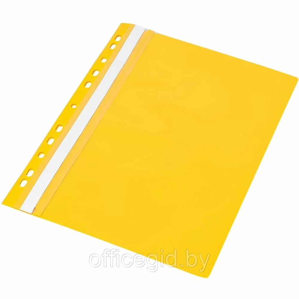 Папка-скоросшиватель с перфорацией "Panta Plast ECO", А4, желтый - фото 1 - id-p203423945