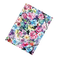 Папка на резинках "Panta Plast", Розы А4, 15 мм, полипропилен, разноцветный
