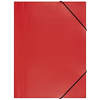 Папка на резинках "Panta Plast", A4, 15 мм, полипропилен, красный