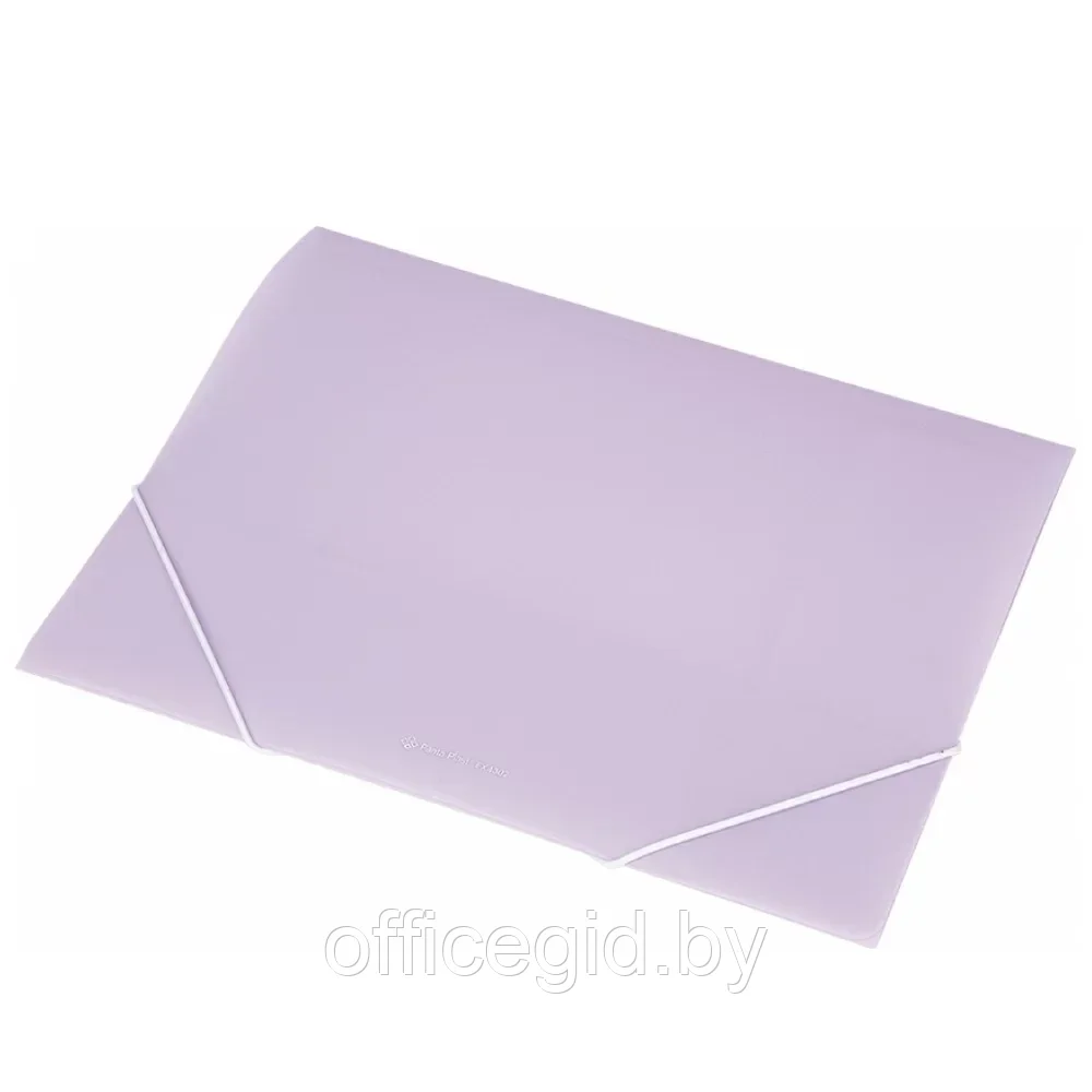 Папка на резинках Panta Plast "EX4302", A4, 15 мм, полипропилен, лиловый