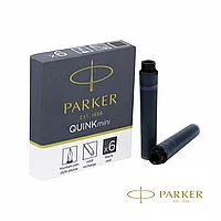Мини-патрон чернильный "Parker Quink", 36 мм, черный