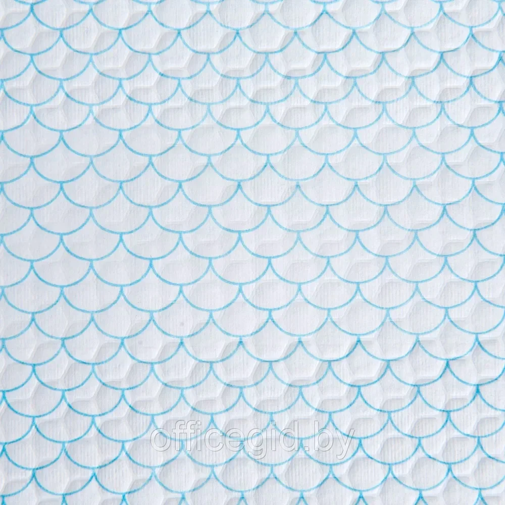 Салфетка из целлюлозы "Celina clean fish print", 33x42см, 25шт/упак, голубой - фото 2 - id-p203425486