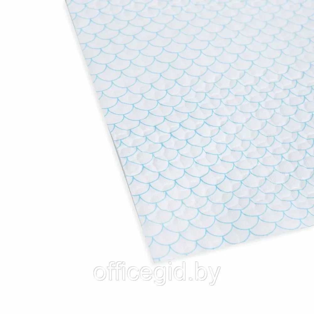 Салфетка из целлюлозы "Celina clean fish print", 33x42см, 25шт/упак, голубой - фото 3 - id-p203425486