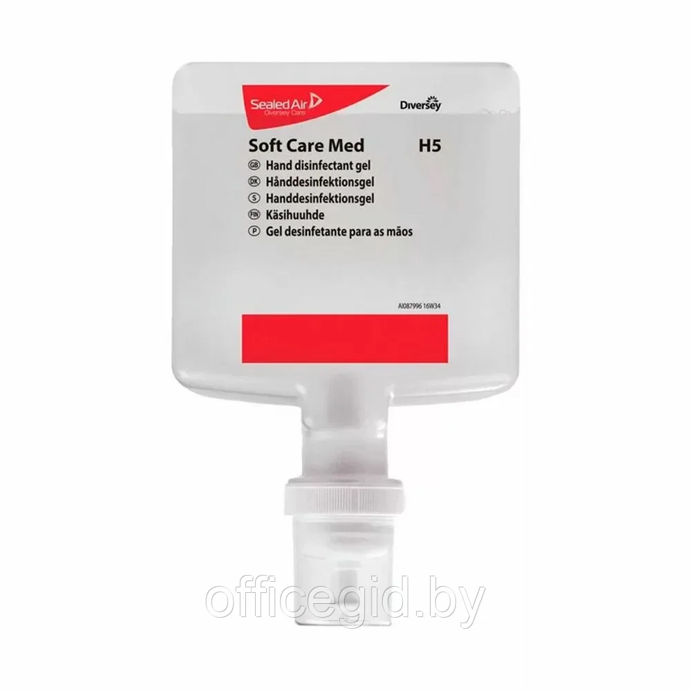 Средство дезинфицирующее для рук "Soft Care MED H5", 1300 мл - фото 1 - id-p203427397