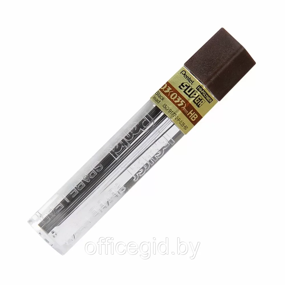 Грифели для автоматического карандаша "Hi-Polymer Super Lead", HB, 0.3 мм,12 шт - фото 1 - id-p203424506