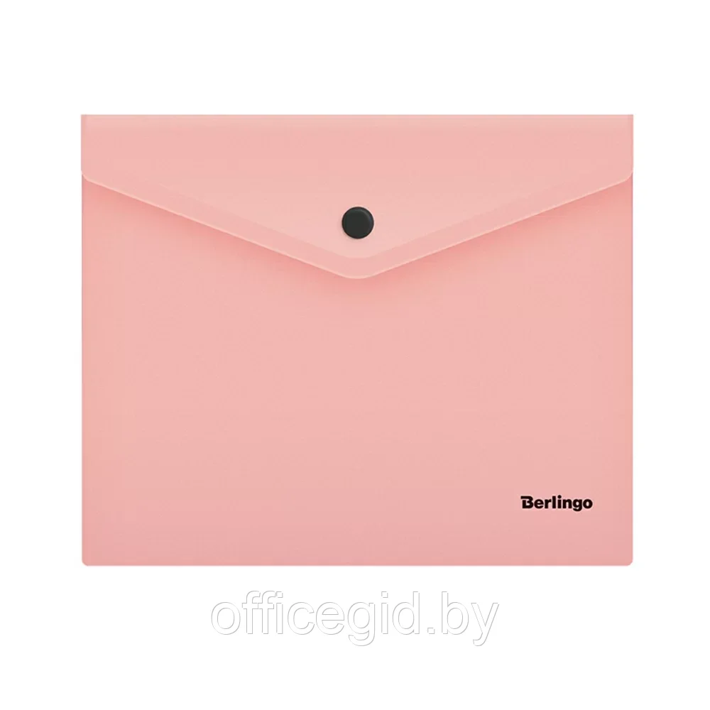 Папка-конверт на кнопке "Instinct", А5+, фламинго - фото 1 - id-p203424013