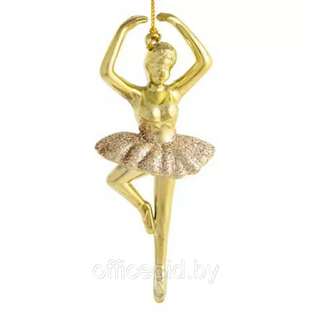 Украшение новогоднее "Балерина в золотом блеске", золотистый - фото 1 - id-p203428406