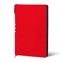 Ежедневник недатированный "Lorex LXDRA5-CL4" с ручкой, А5, 256 страниц, красный