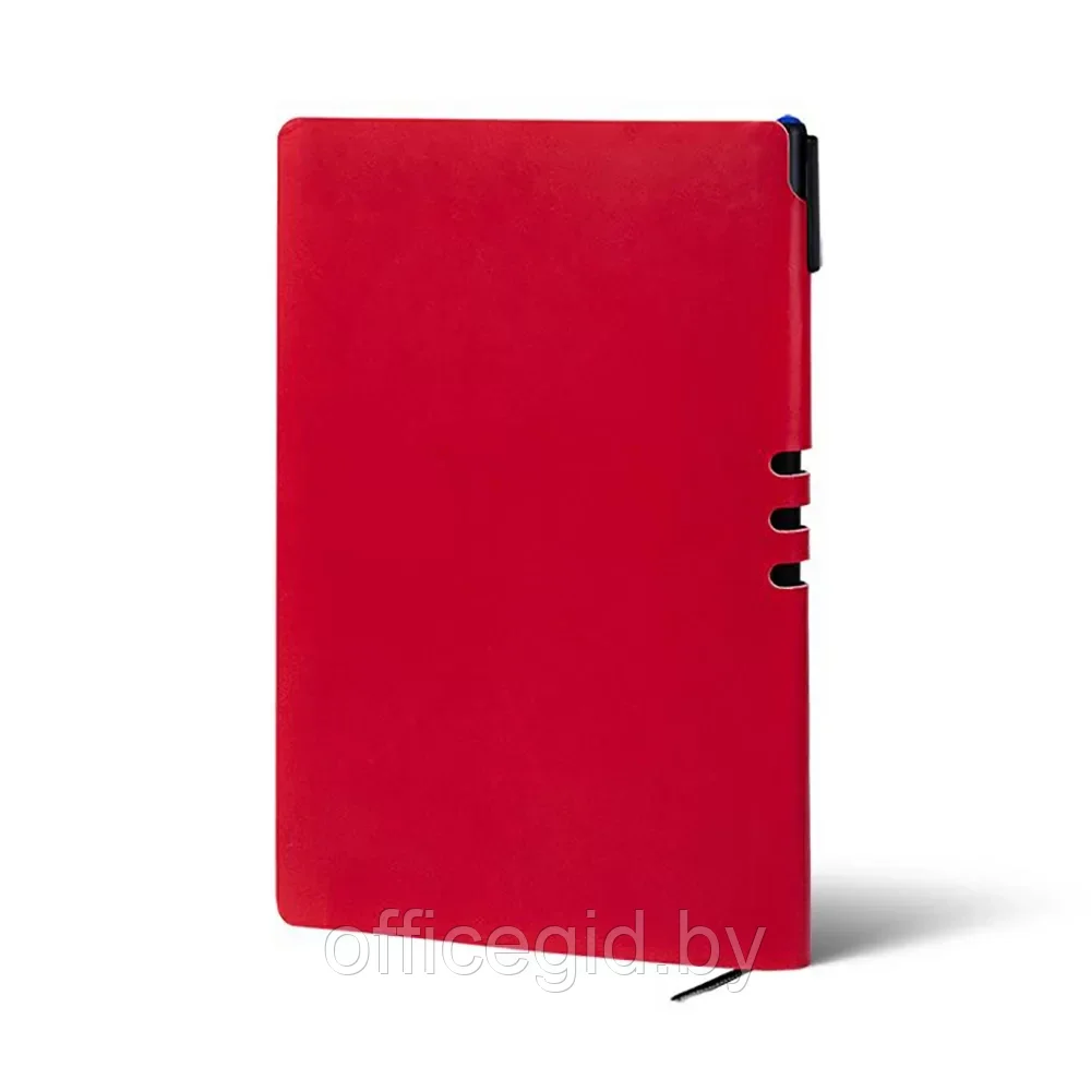 Ежедневник недатированный "Lorex LXDRA5-CL4" с ручкой, А5, 256 страниц, красный - фото 3 - id-p203425584