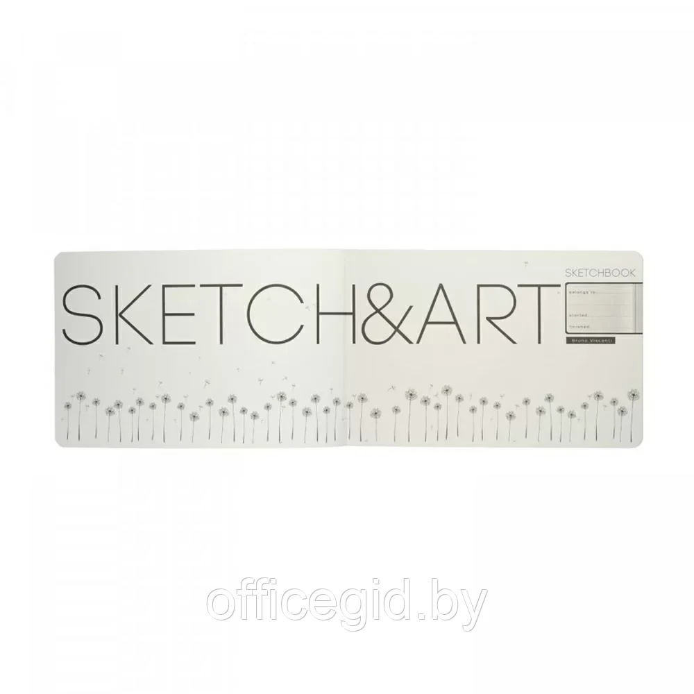 Скетчбук "Sketch&Art. Horizont", 25x17.9 см, 200 г/м2, 48 листов, черный - фото 5 - id-p203426433