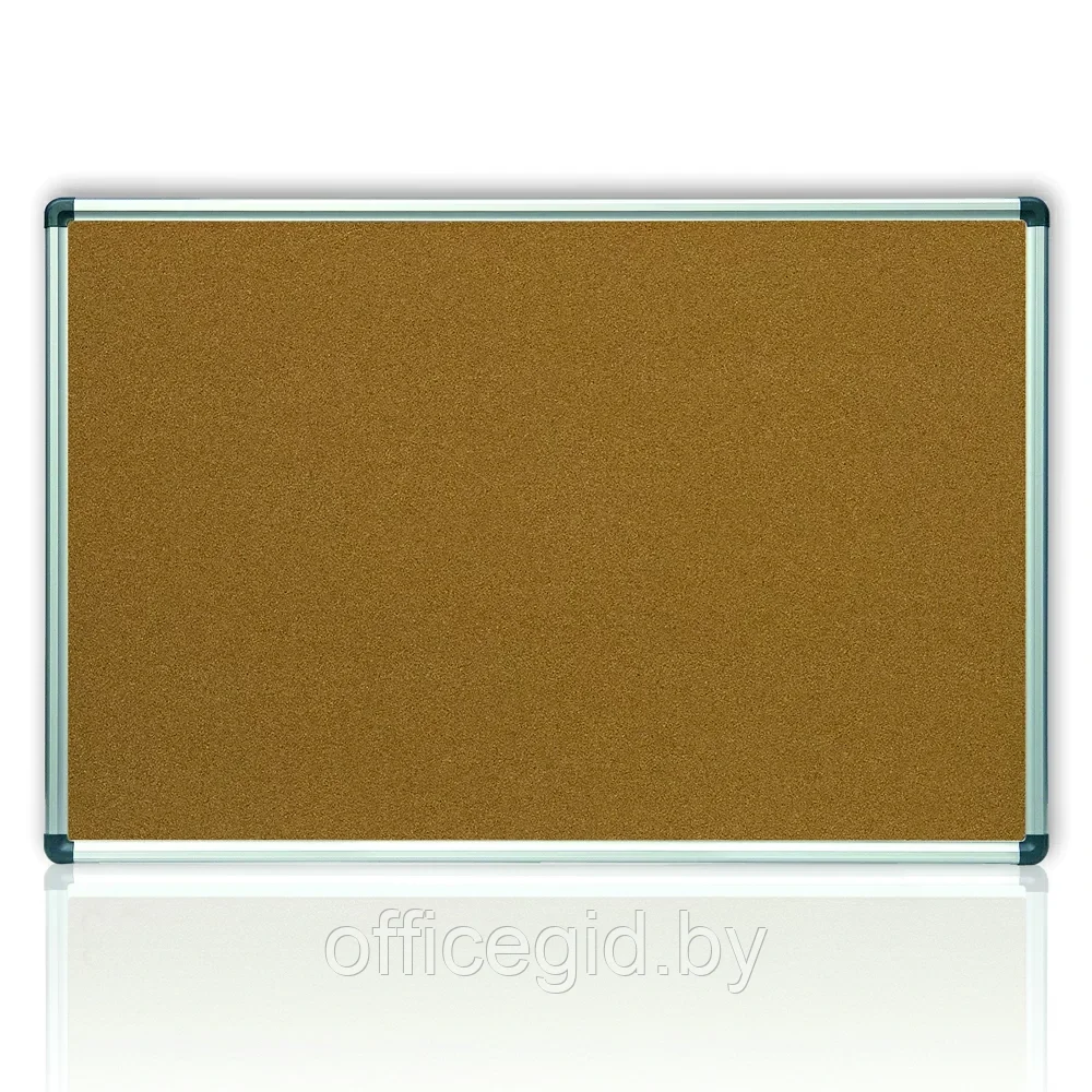 Доска пробковая в алюминиевом профиле "X7", 100x150 см - фото 1 - id-p203424549
