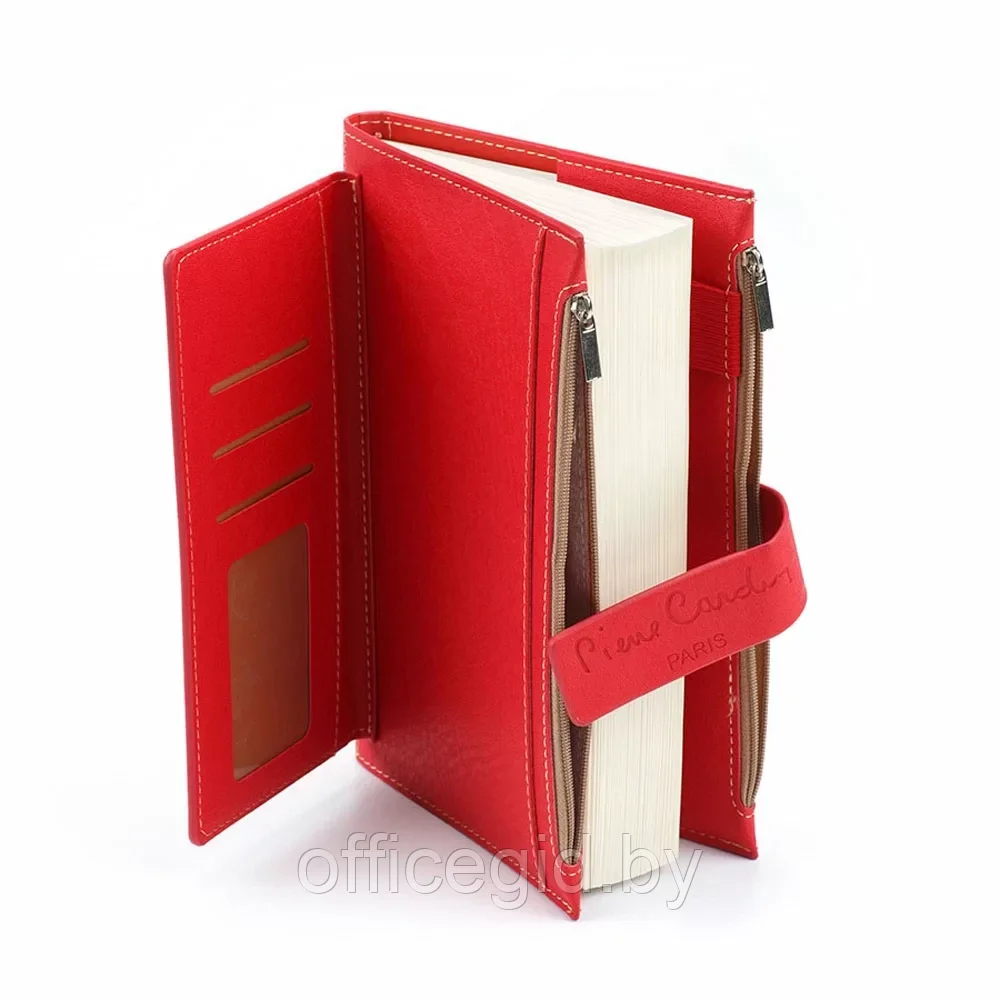 Книга записная "Pierre Cardin", А5, 256 листов, линованный, красный - фото 3 - id-p203425592