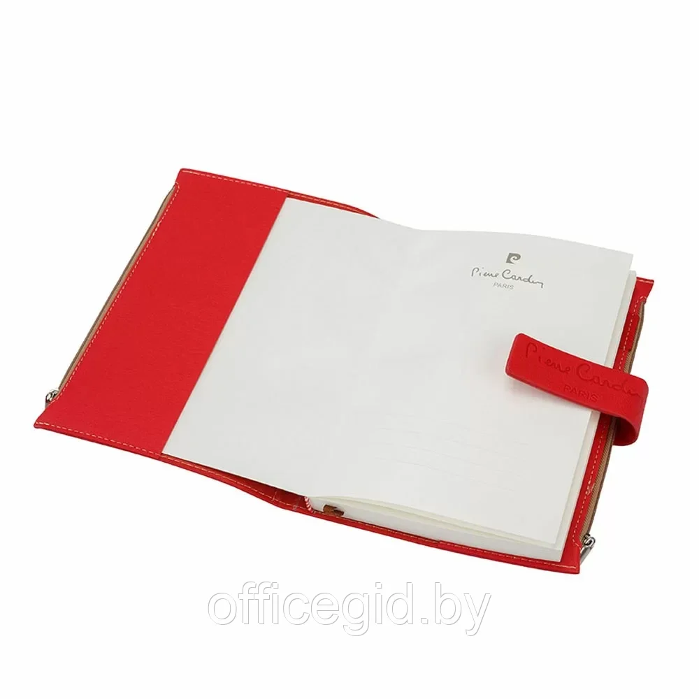 Книга записная "Pierre Cardin", А5, 256 листов, линованный, красный - фото 4 - id-p203425592