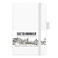 Скетчбук "Sketchmarker", 9x14 см, 140 г/м2, 80 листов, белый