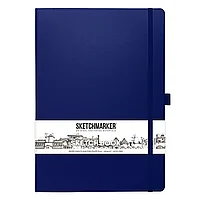 Скетчбук "Sketchmarker", 21x30 см, 140 г/м2, 80 листов, королевский синий