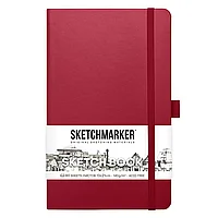Скетчбук "Sketchmarker", 13x21 см, 140 г/м2, 80 листов, фуксия