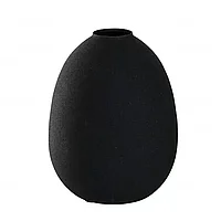 Ваза металлическая "Casolare", 16.4 см, черный