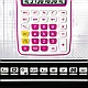 Калькулятор настольный Rebell "SDC-912PK", 12-разрядный, розовый, фото 3