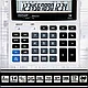 Калькулятор настольный Rebell "BDC314 BX", 14-разрядный, белый, фото 3