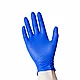 Перчатки нитриловые неопудренные одноразовые "Zaubex", р-р M, 200 шт/упак, голубой, фото 4