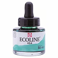 Жидкая акварель "ECOLINE", 654 зеленая сосна, 30 мл