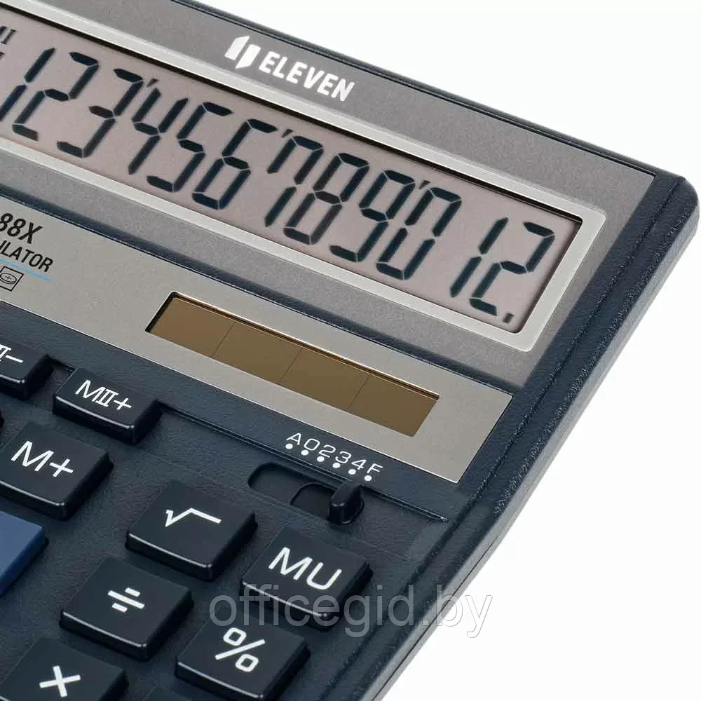 Калькулятор настольный Eleven "SDC-888X-BL", 12-разрядный, cиний - фото 4 - id-p203424633