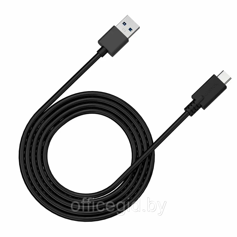 Кабель Canyon "CNE-USBC4B" (Type C Cable To USB 3.0), 1.5 м, черный - фото 1 - id-p203424647