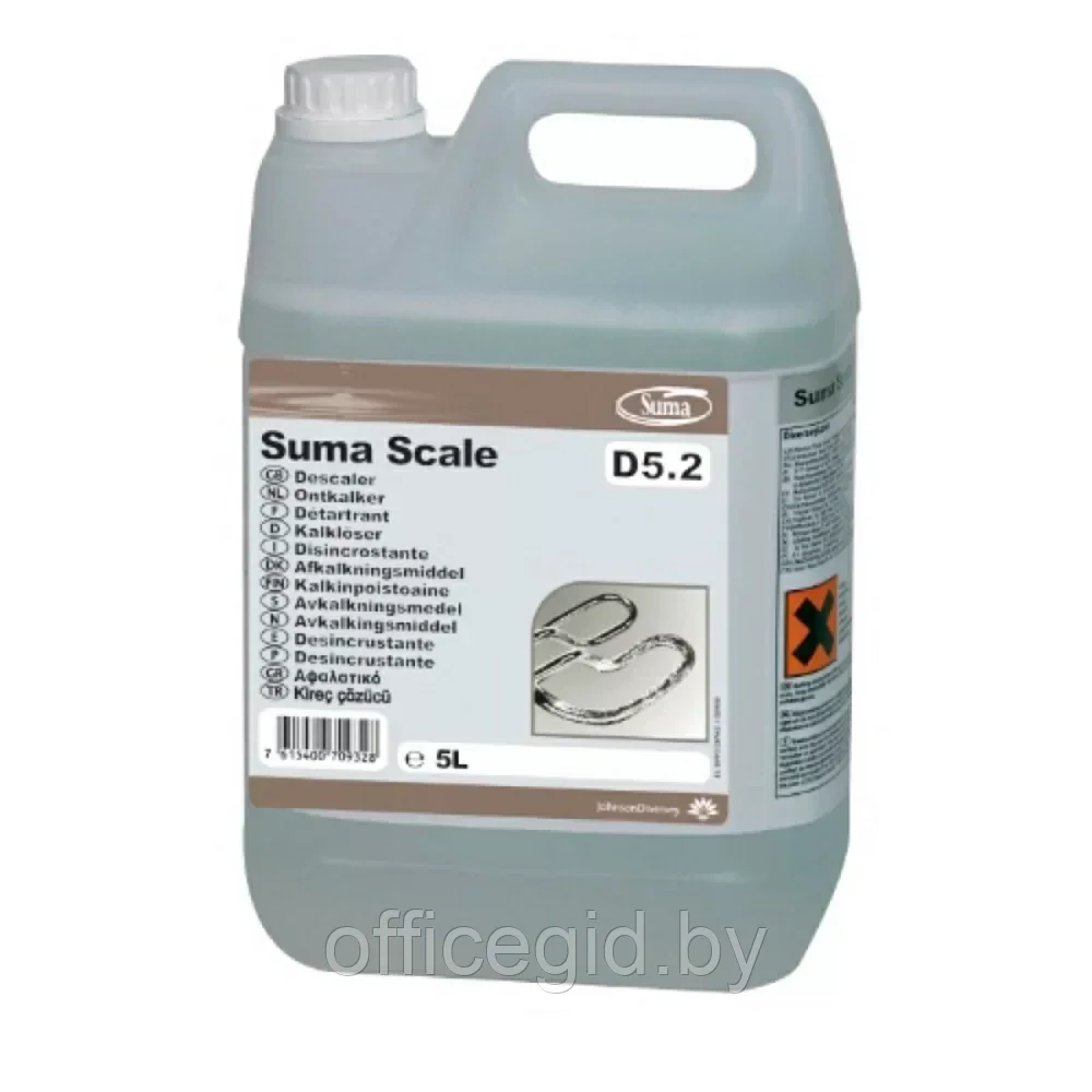 Средство чистящее для удаления известкового налета "Suma Scale D5.2", 5 л - фото 1 - id-p203427595